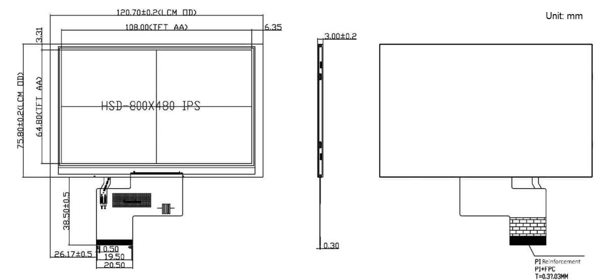 Mechanical Drawing - 4D LCD 5.0